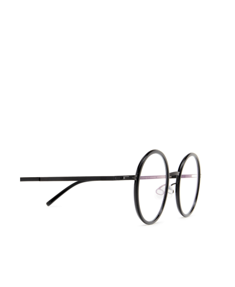 Mykita Lumi Round Frame Flat Mirror In Black