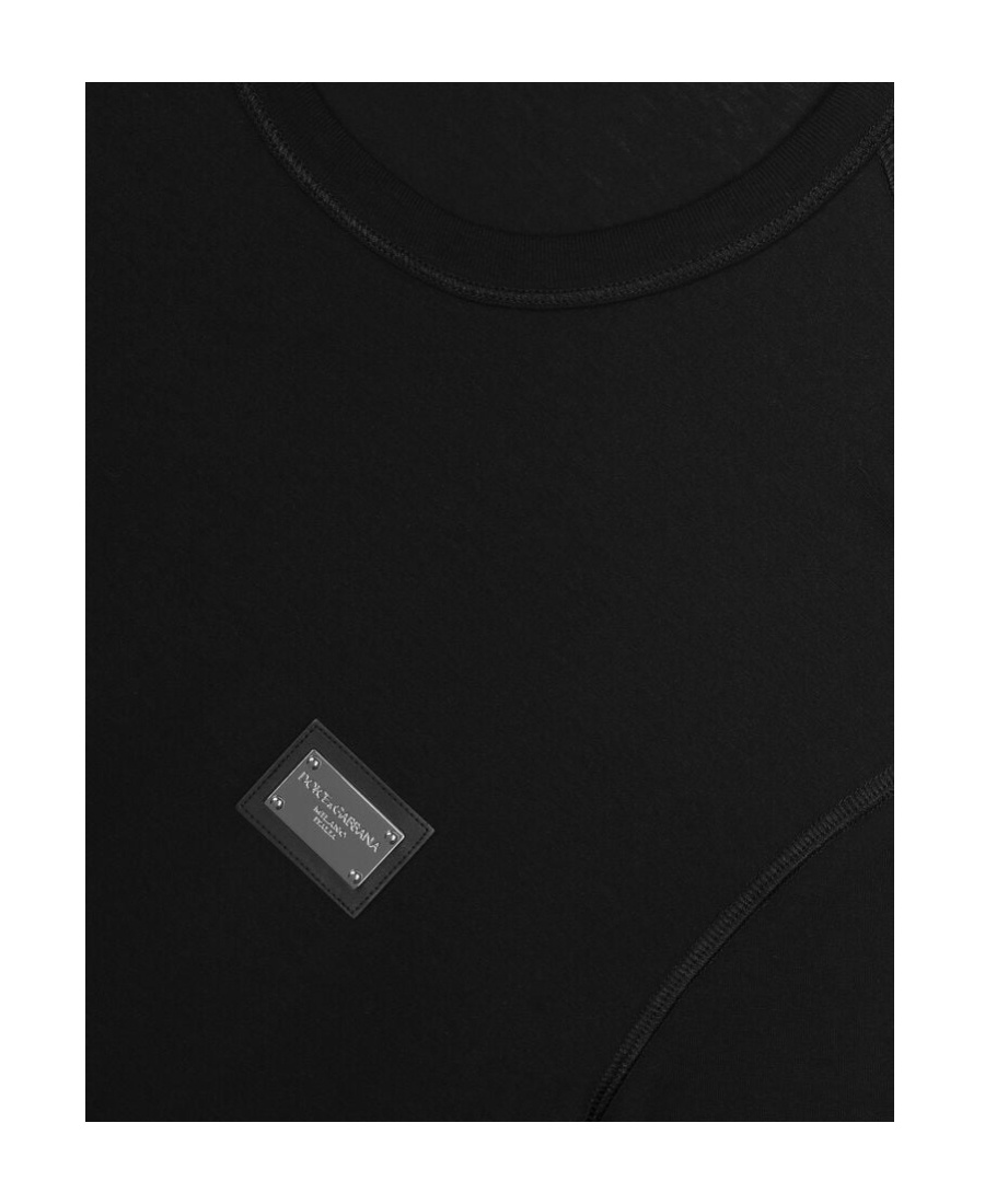 DOLCE & GABBANA DOLCE  GABBANA LOGO TAG LONG-SLEEVED T-SHIRT