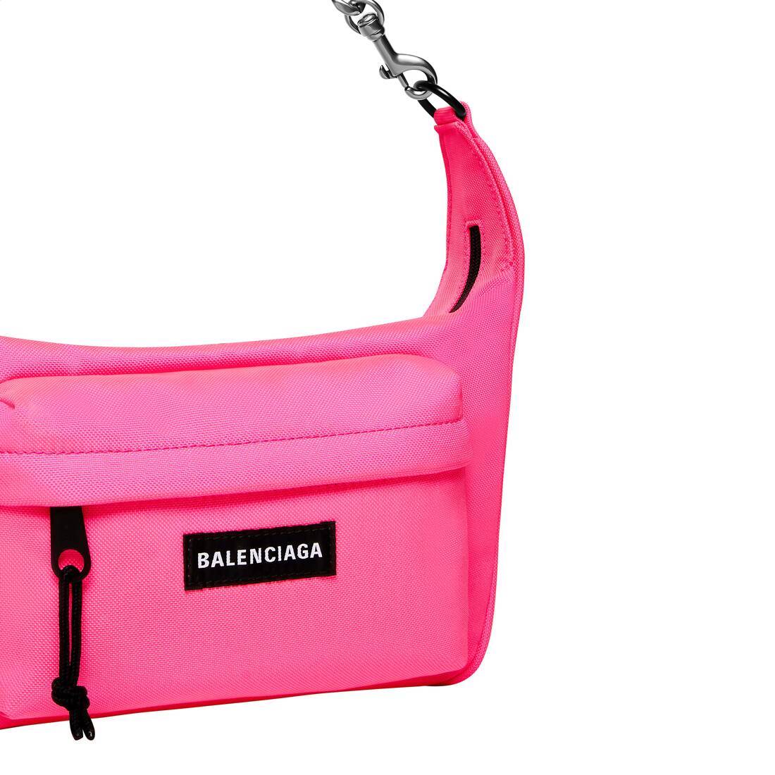 Balenciaga Raver Medium Chained Shoulder Bag In Pink