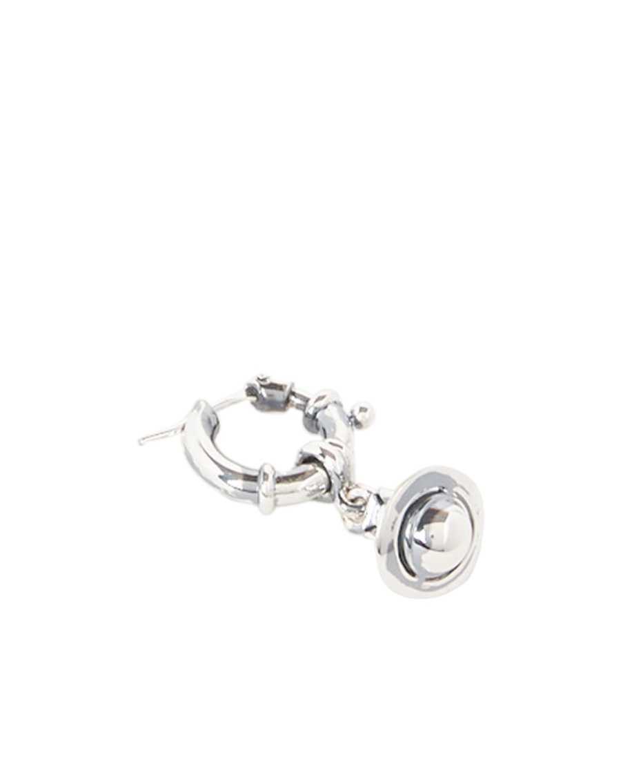 Vivienne Westwood Logo Earrings In White