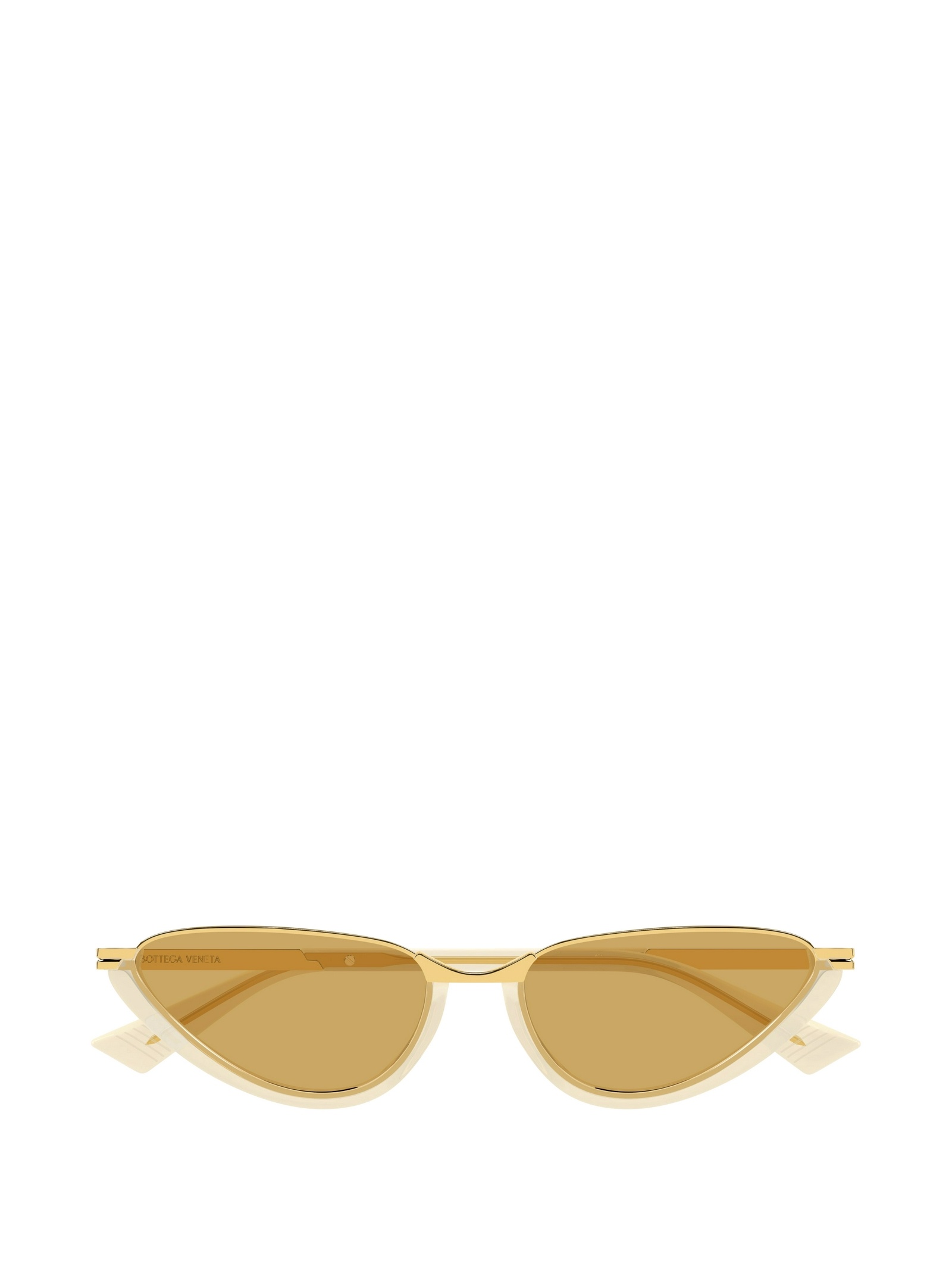 Bottega Veneta Eyewear Classic Cat Eye Sunglasses In Nude