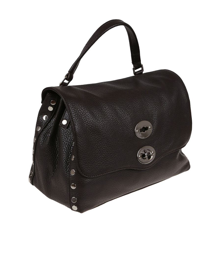 Zanellato Small Postina Leather Tote Bag In Black