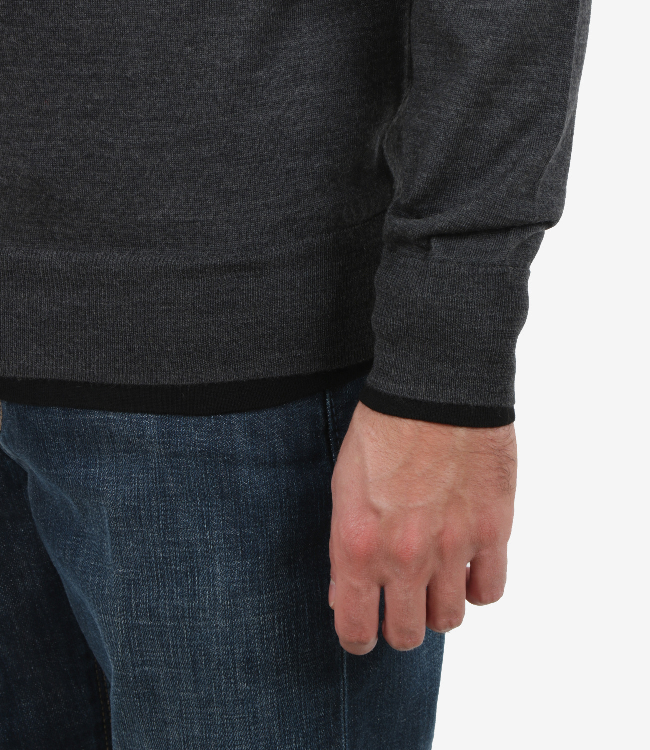 Paolo Pecora Round-neck Pullover In Black