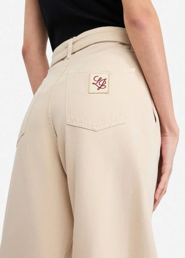 Liu •jo High Waist Casual Pants In Gray