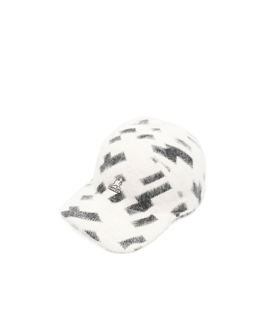 Kangol Logo Baseball Cap In White