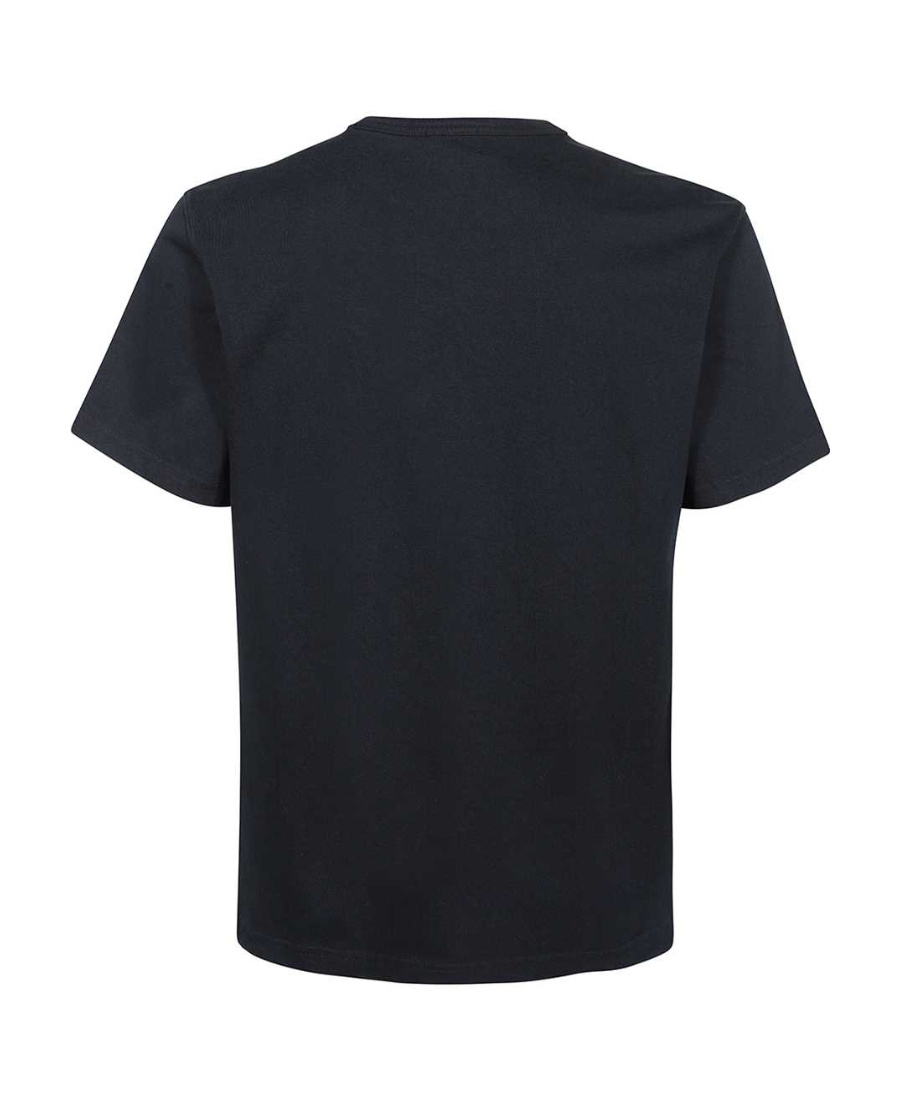 Woolrich T-shirt With Round Neck And Short Sleeves In Black