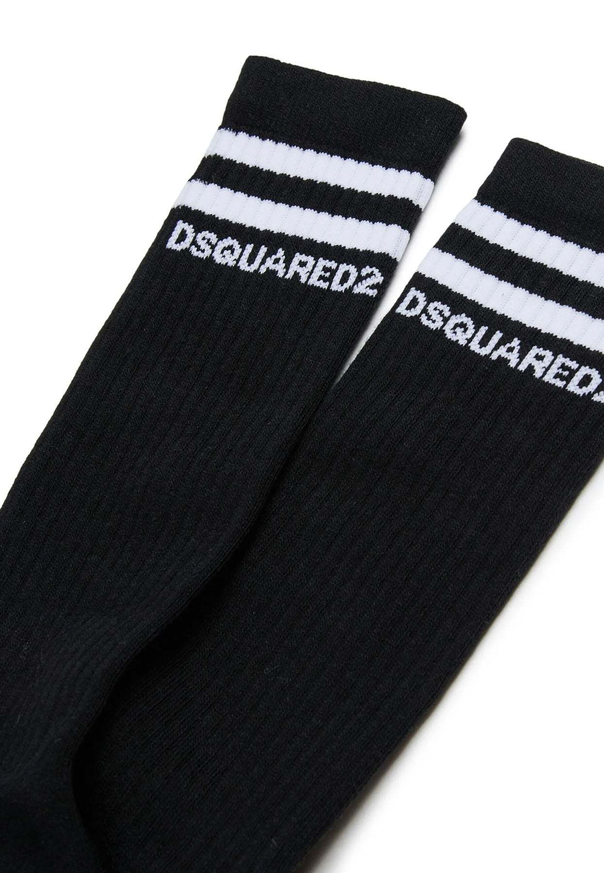 Dsquared2 Socks With  Logo In Black
