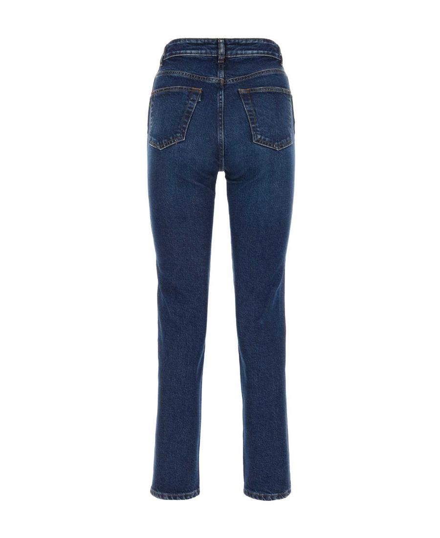 3x1 Claudia Mid-rise Straight-leg Jeans In Blue