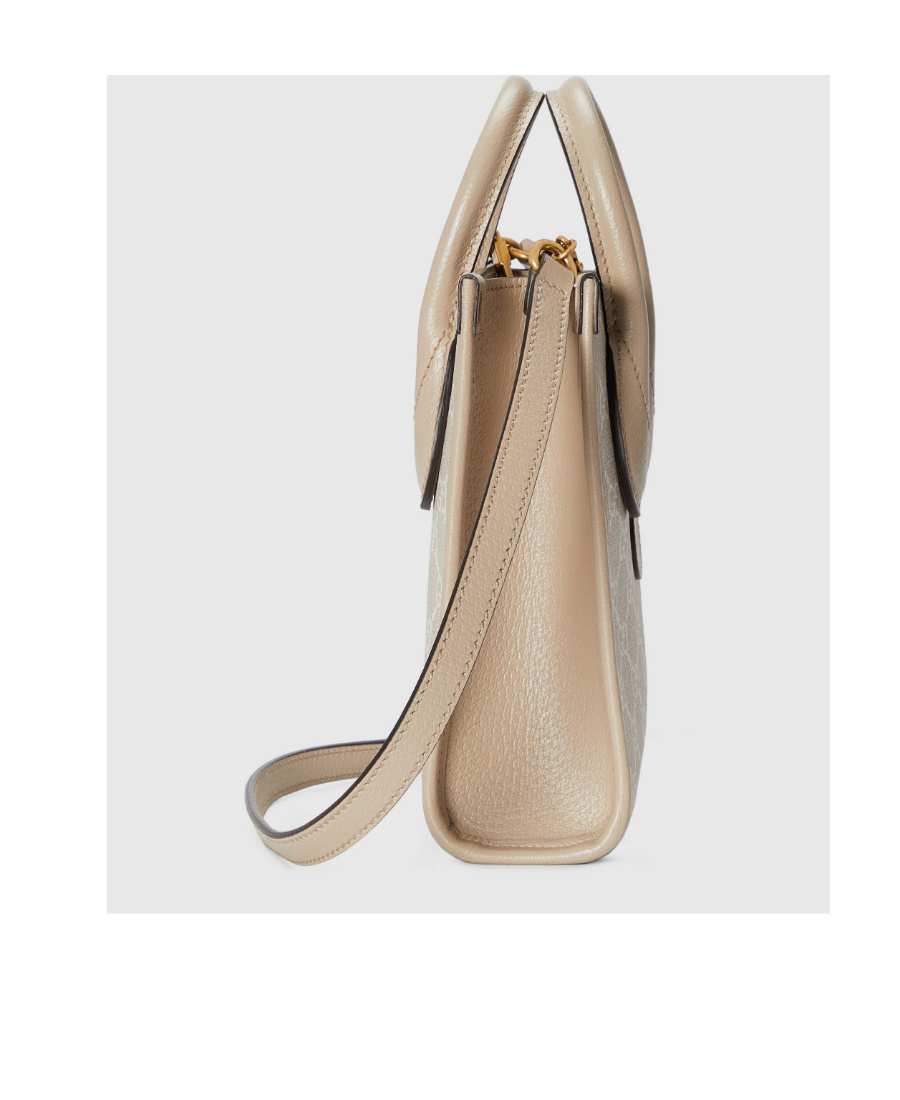 Gucci Interlocking G Mini Tote Bag In White