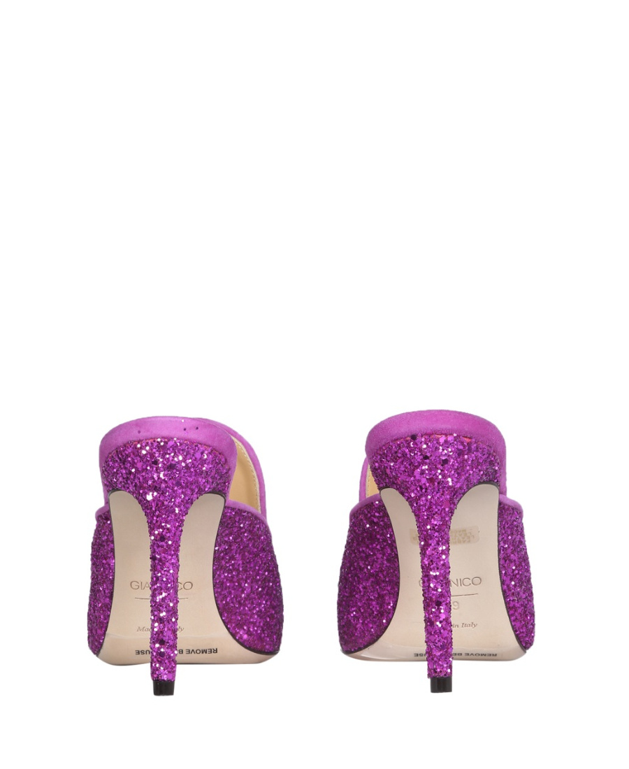 Shop Giannico Cusp High-heeled Shoes In Purple