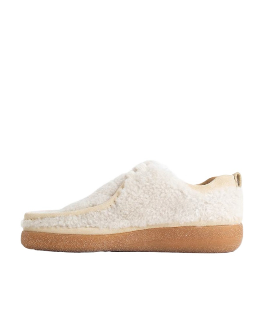 Ami Alexandre Mattiussi Round-headed Desert Boots In White