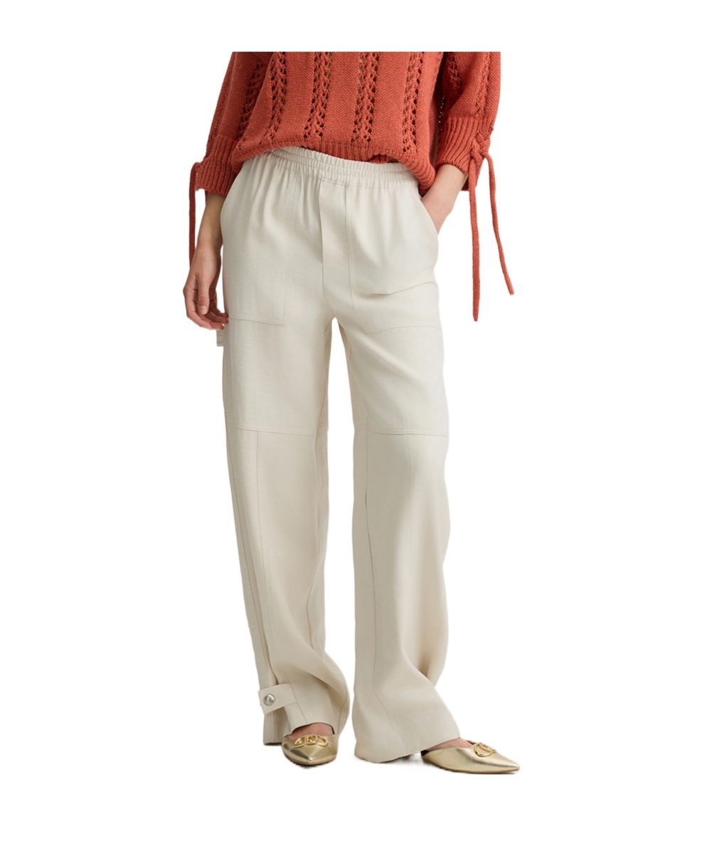 Liu •jo Liu Jo Tailored Fit Viscose Blend Trousers