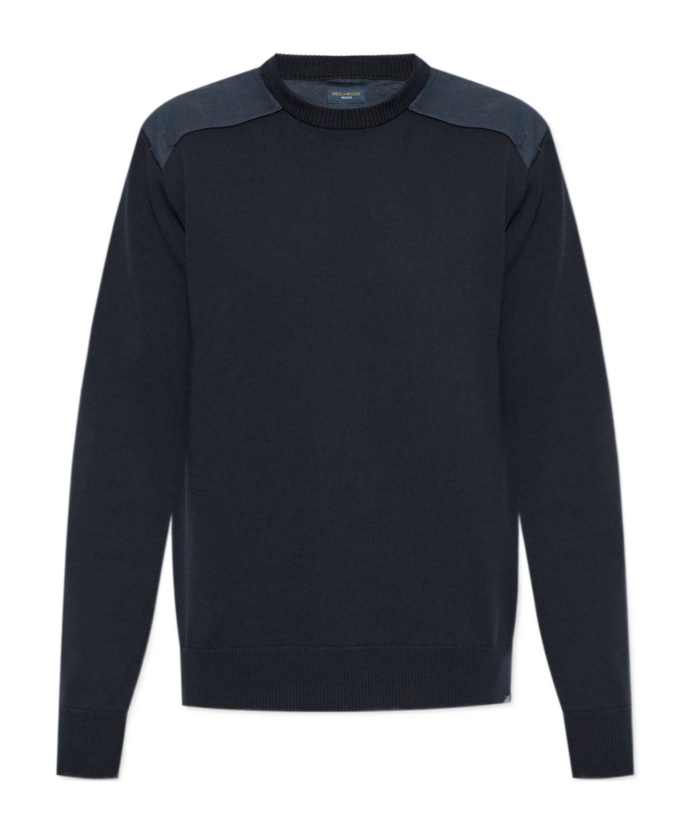 Shop Paul & Shark Logo-embroidered Jumper In Black