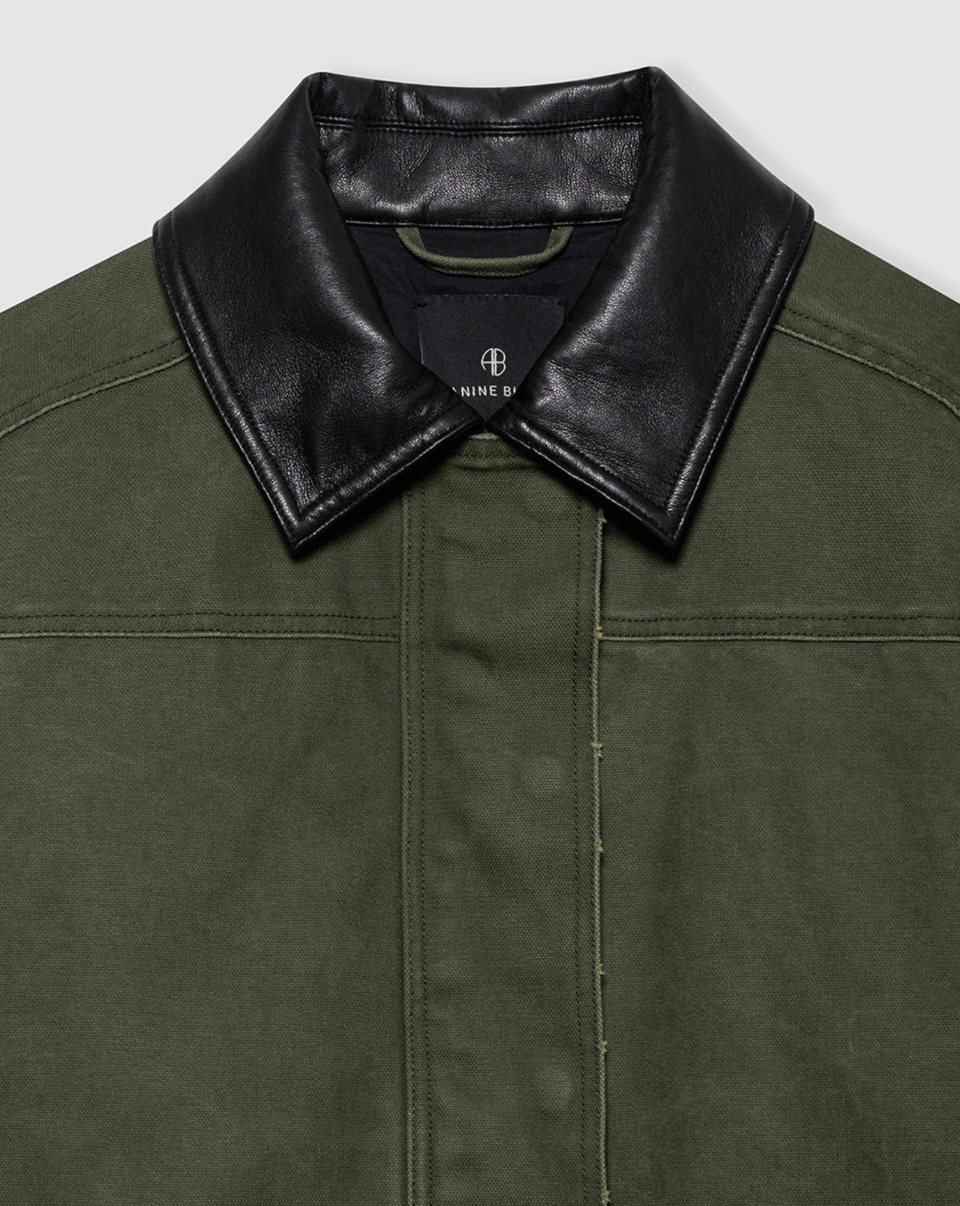 Anine Bing Long-sleeved Casual Jacket In Green