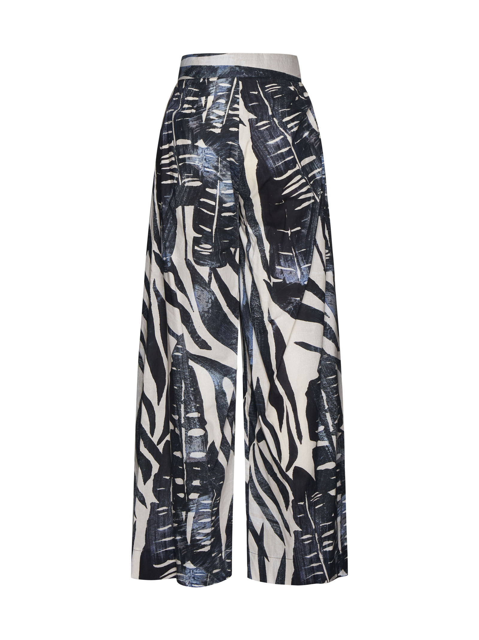 Kaos Printed Straight-leg Casual Pants In Black