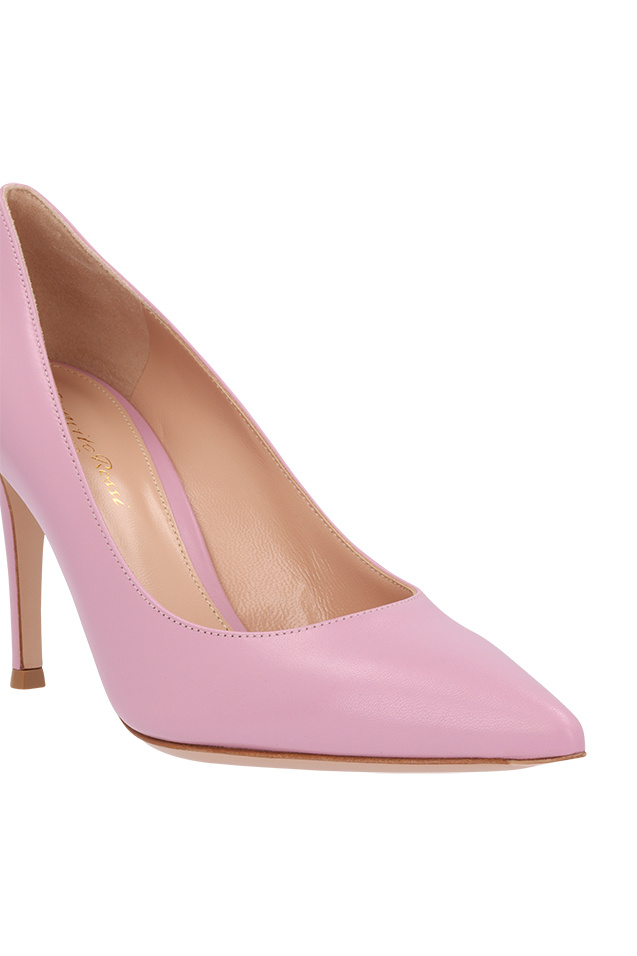 Shop Gianvito Rossi Pointed High Heels In Pink