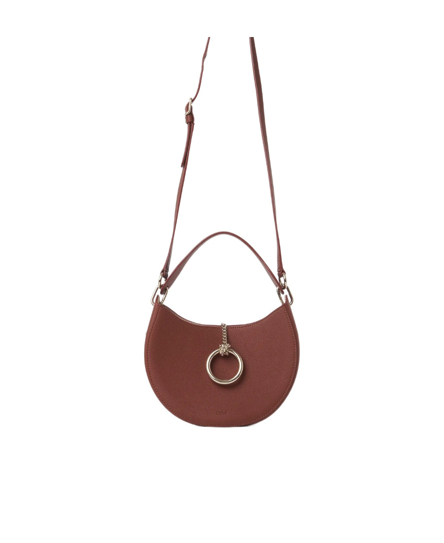 Chloé Arlene Leather Shoulder Bag In Red