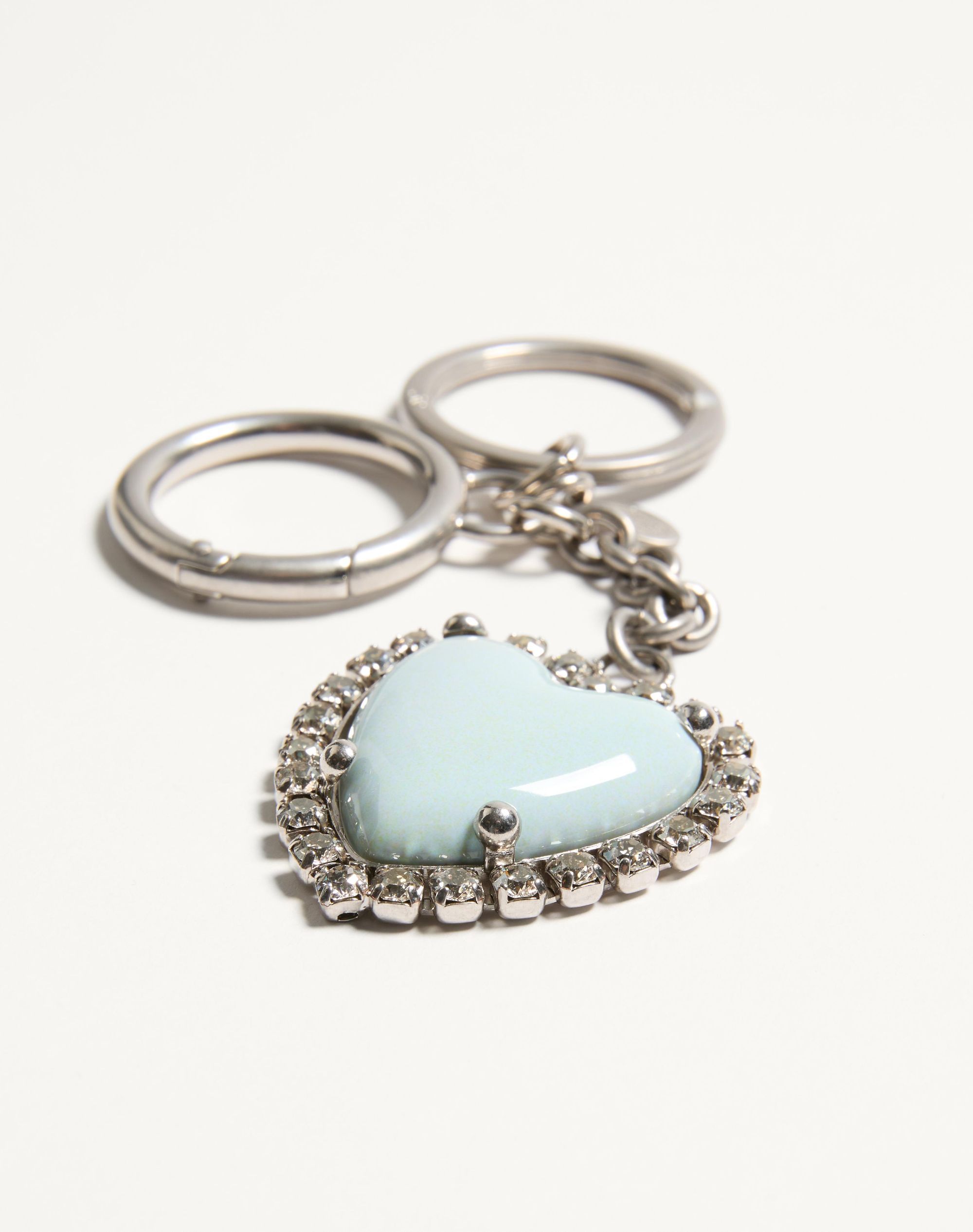 Valentino Coeur Hyperbole Bag Charm In Multicolor