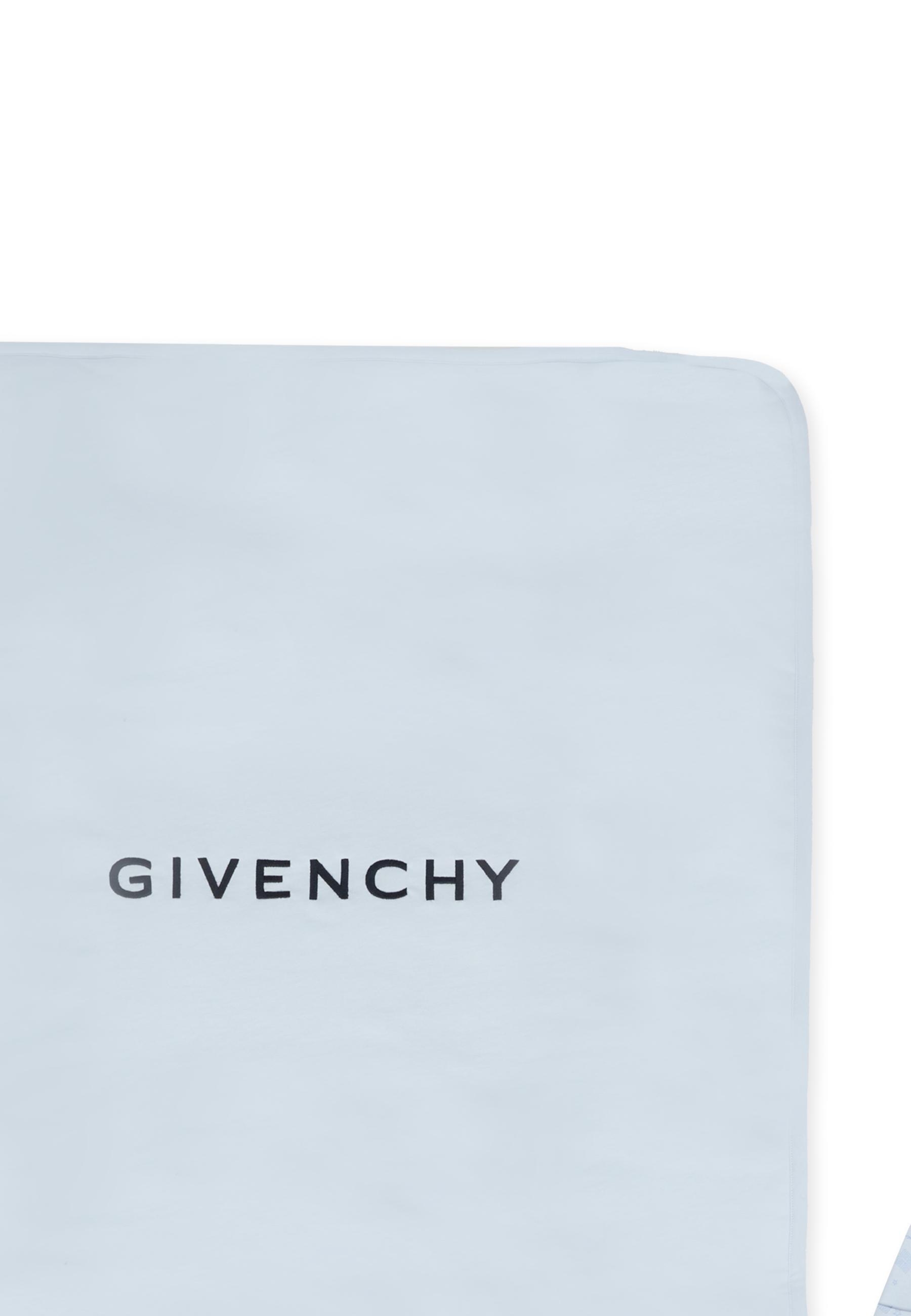 Givenchy Logo-print Star-pattern Baby Set In White