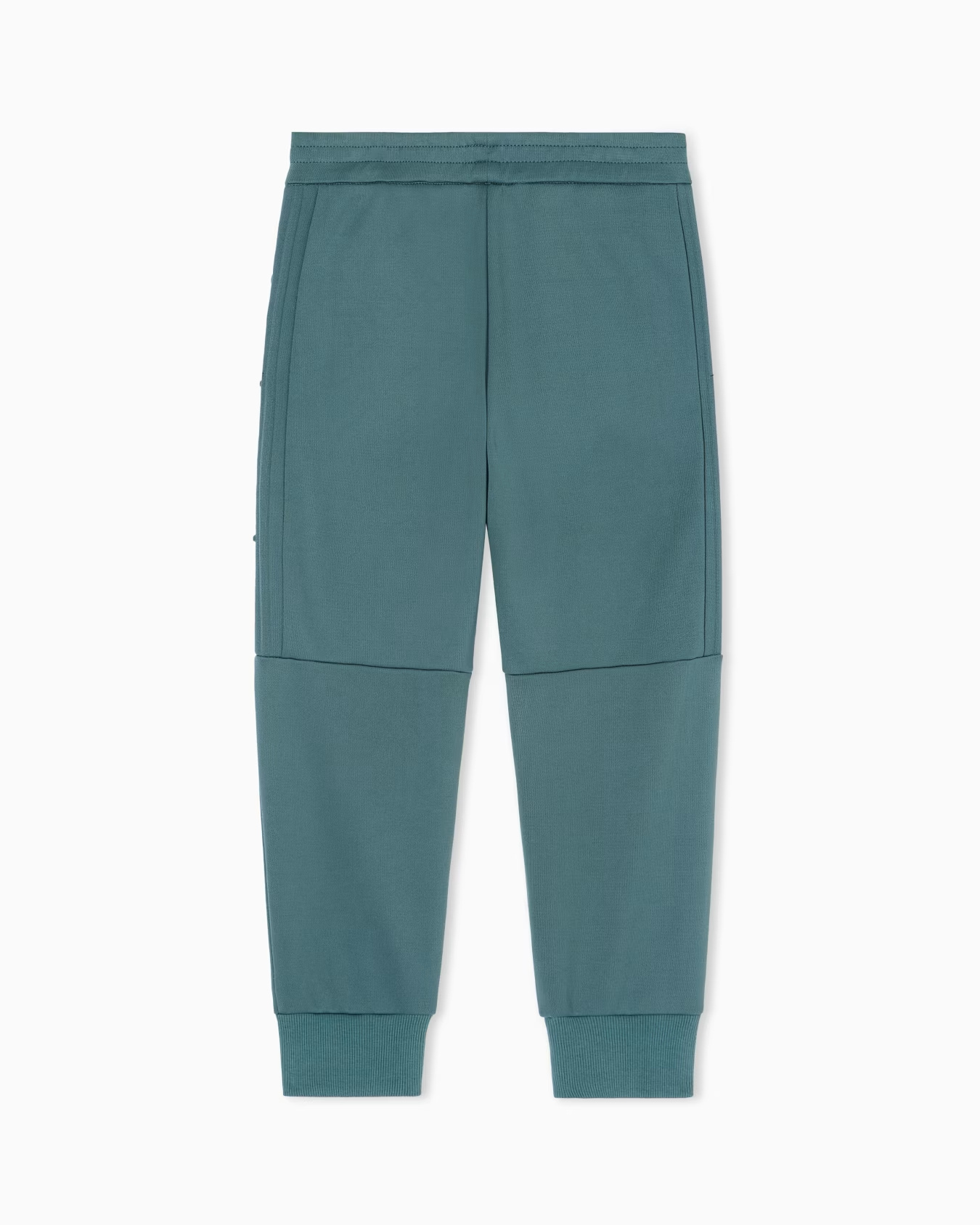 Emporio Armani Elastic Waist Track Pants In Blue