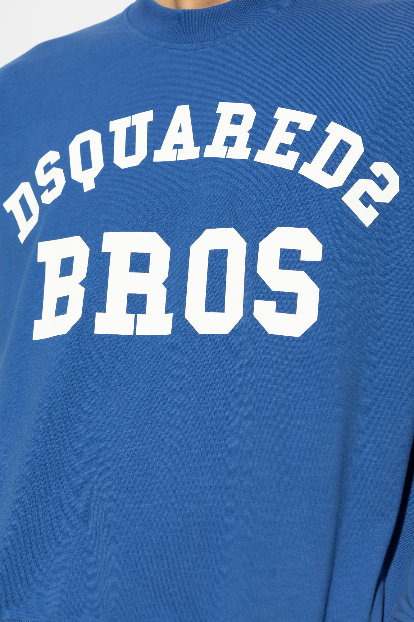 Dsquared2 Long-sleeved Sweater In Blue