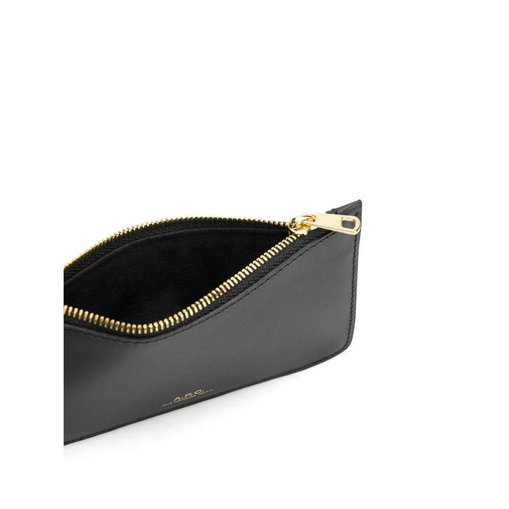 Apc Logo-print Purse In Black