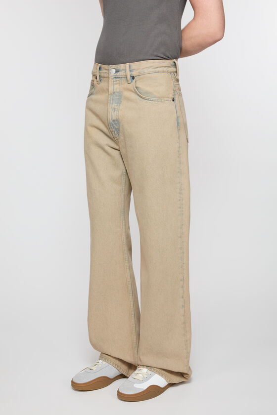 Acne Studios 1991 Toj Straight Denim Jean In 14l Light Sand
