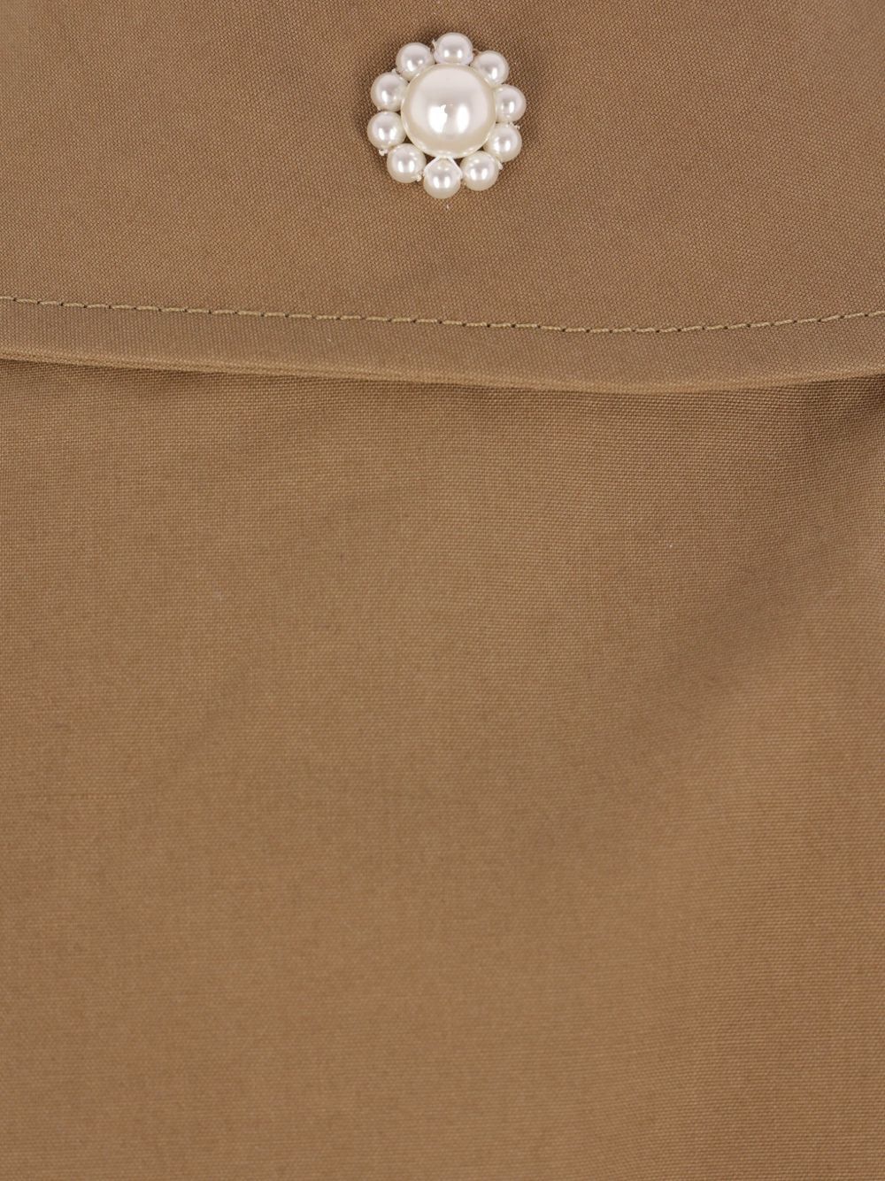 Simone Rocha Daisy Trench Coat In Brown