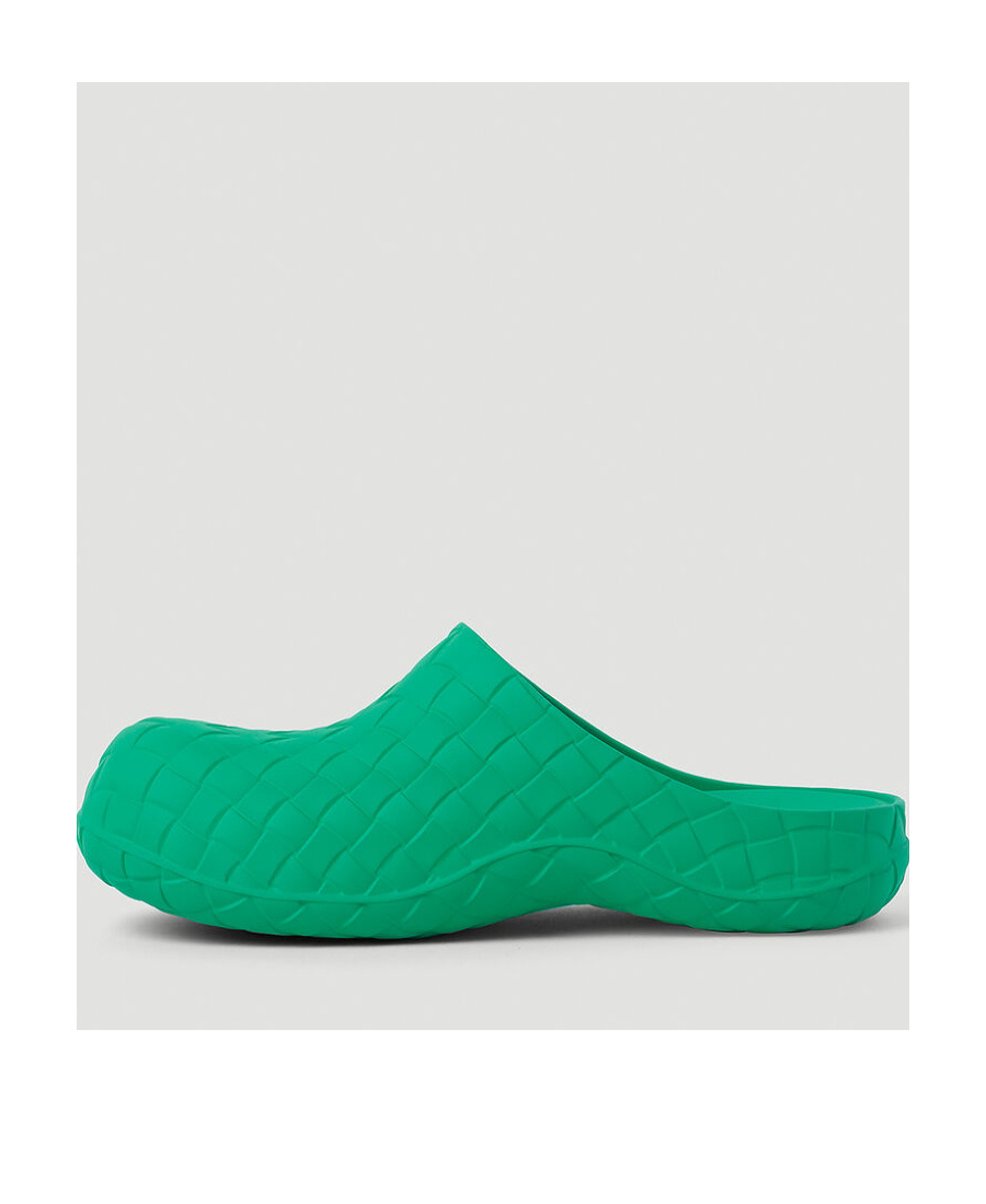 Bottega Veneta Beebee Clog Round-toe Slippers In Green