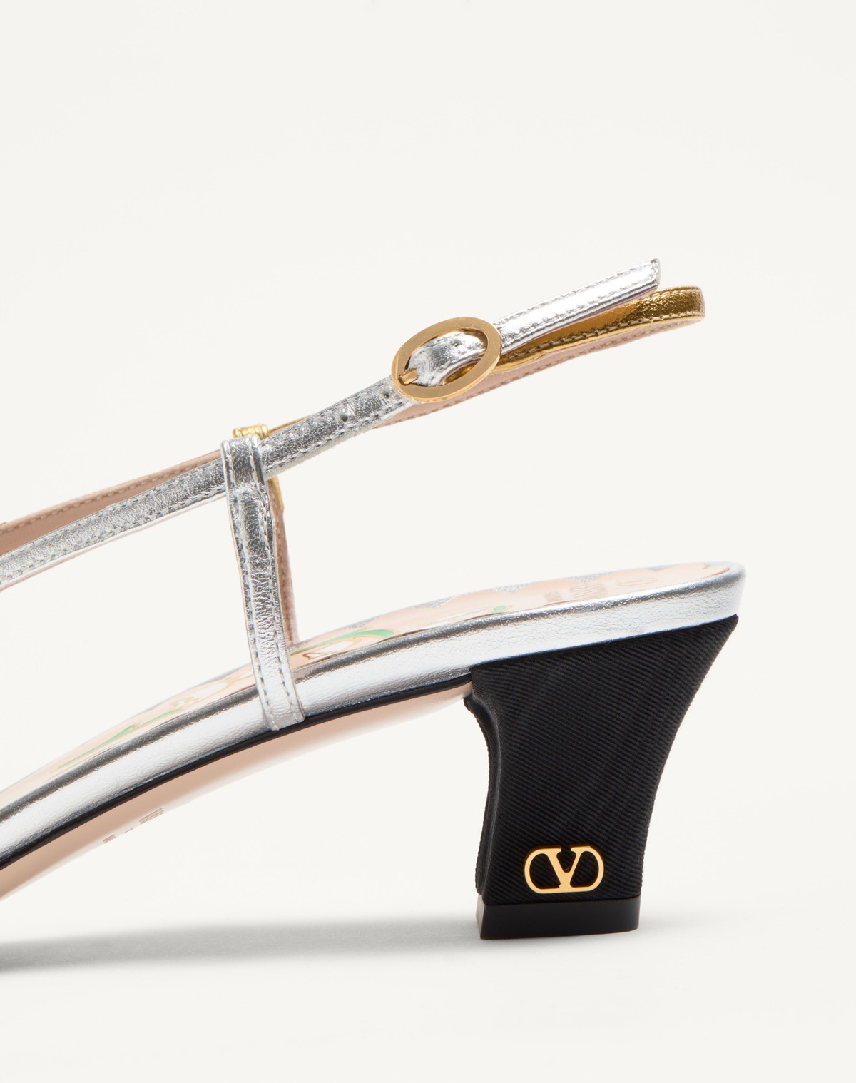 Valentino Bowow T. 45 Mid Heel Pumps In Multicolor