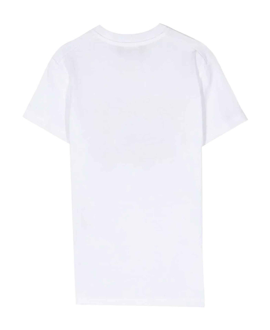 Dsquared2 T-shirt With Round Neck And Short Sleeves In White