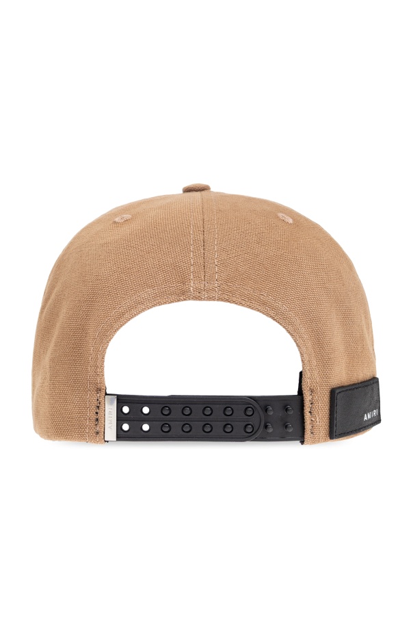 Amiri Ma Cotton Canvas Baseball Cap In Brown