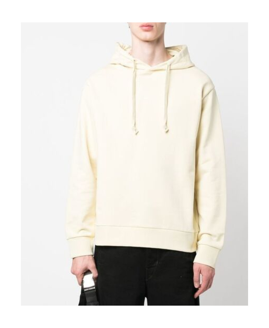 Apc A.p.c. Logo Printed Drawstring Hoodie In White
