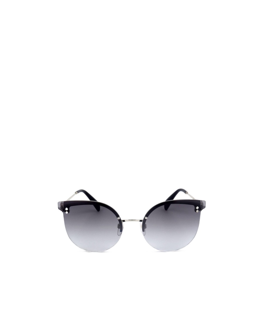 Maje Logo Sunglasses In Gray