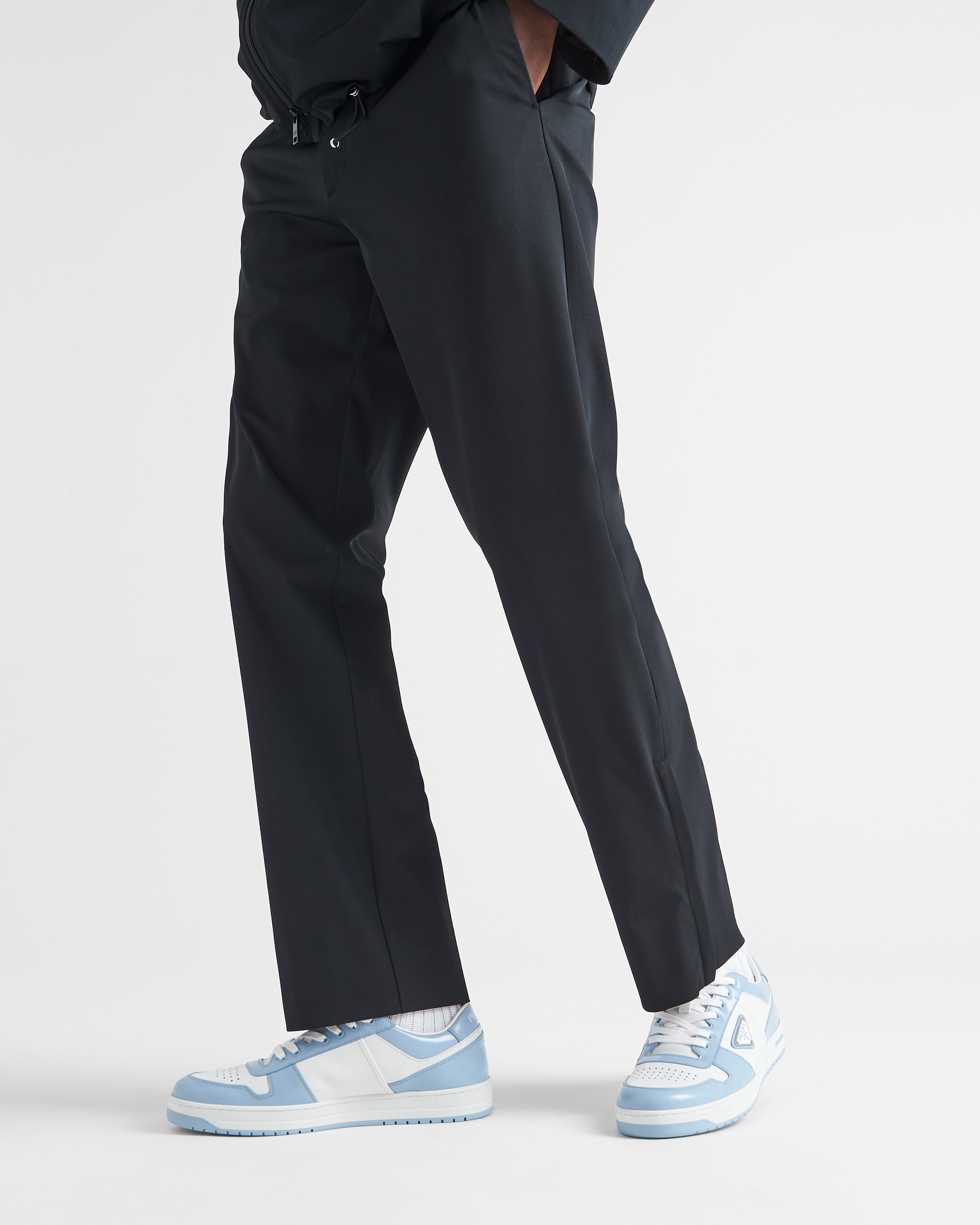 Prada Downtown Low-top Sneakers In White