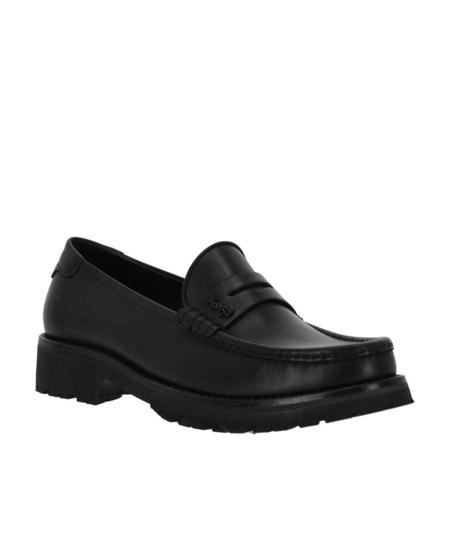 Saint Laurent Loafers In Black