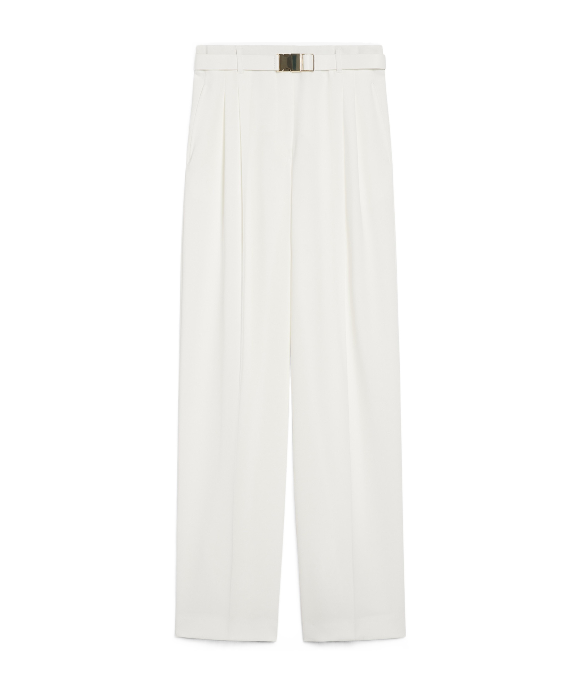 Max Mara Kadi Fabric Pants In White