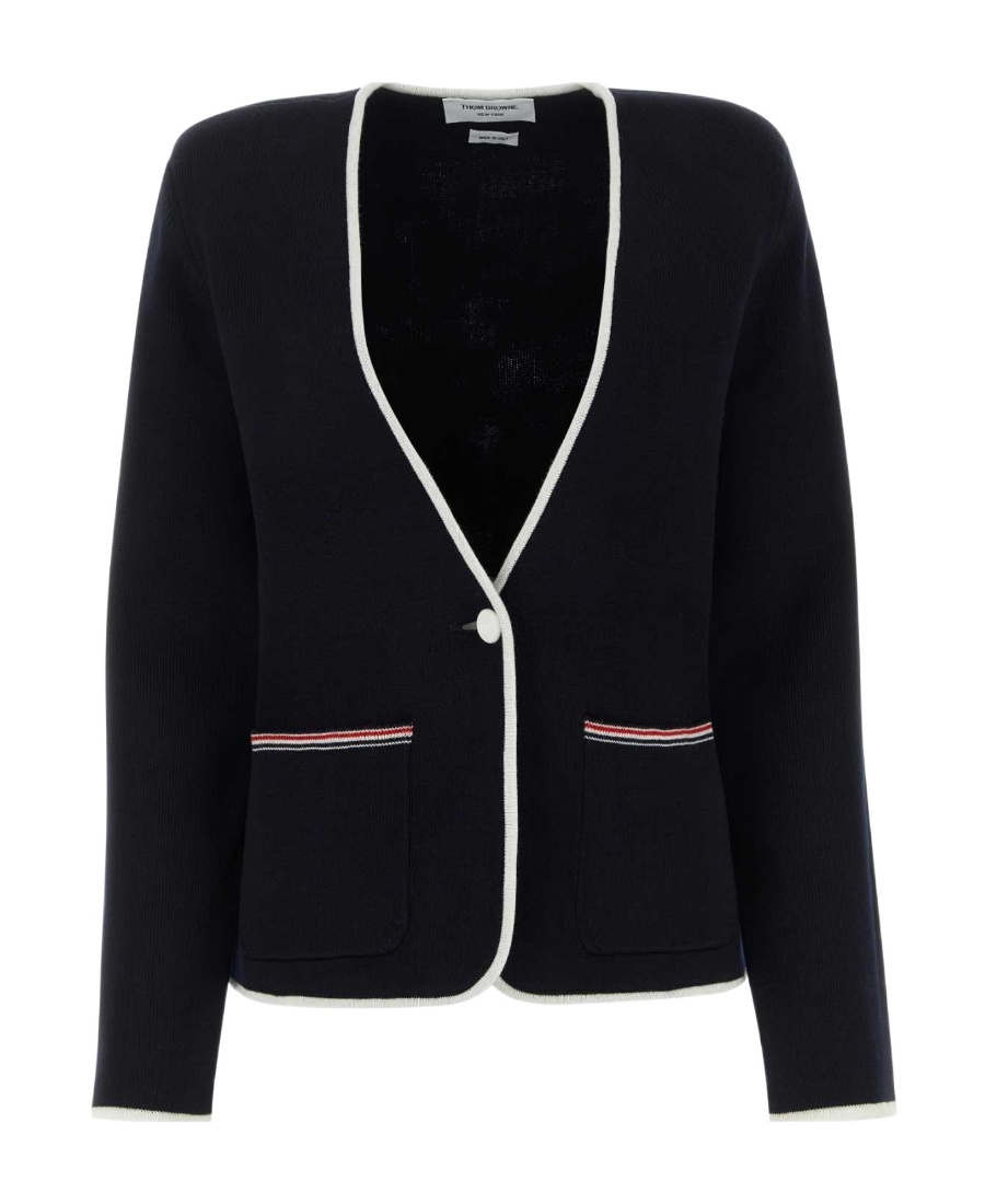 Thom Browne Women's Single-breasted Jacket In Black