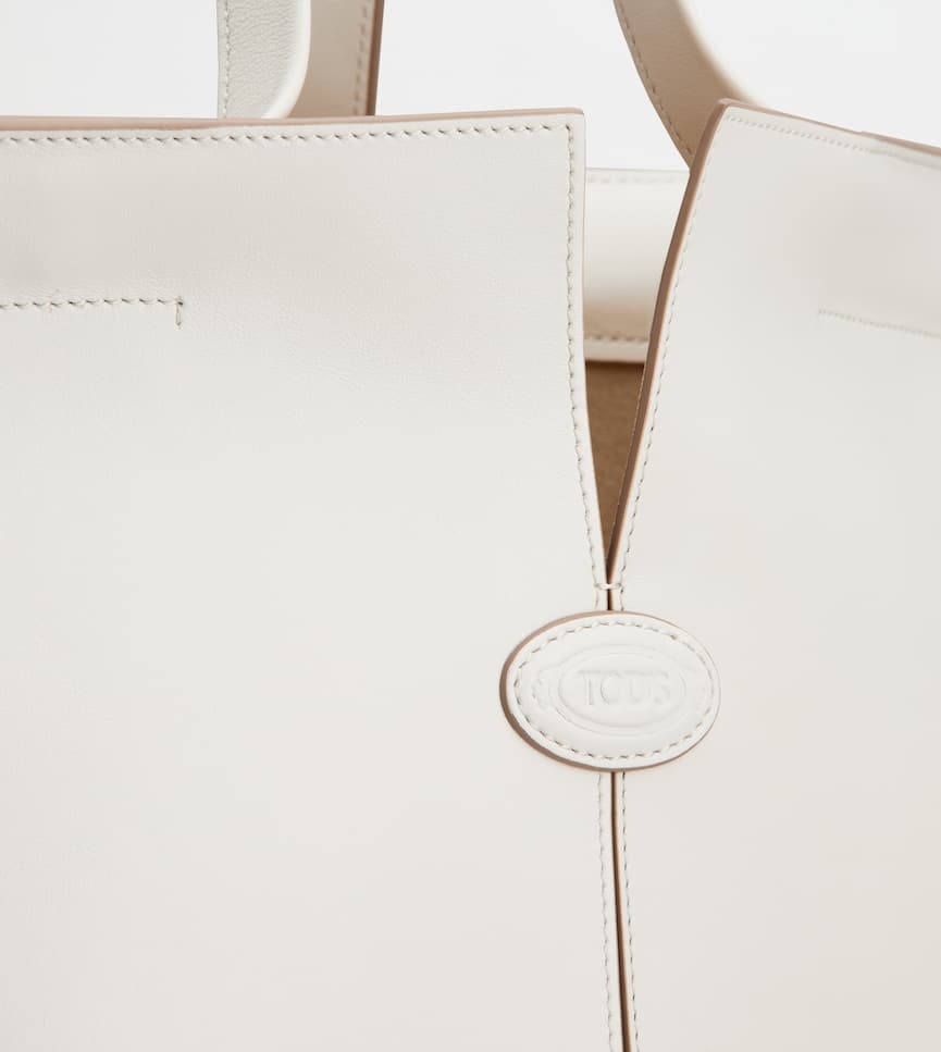 Tod's Di Bag Folio Small Shopping Bag In White