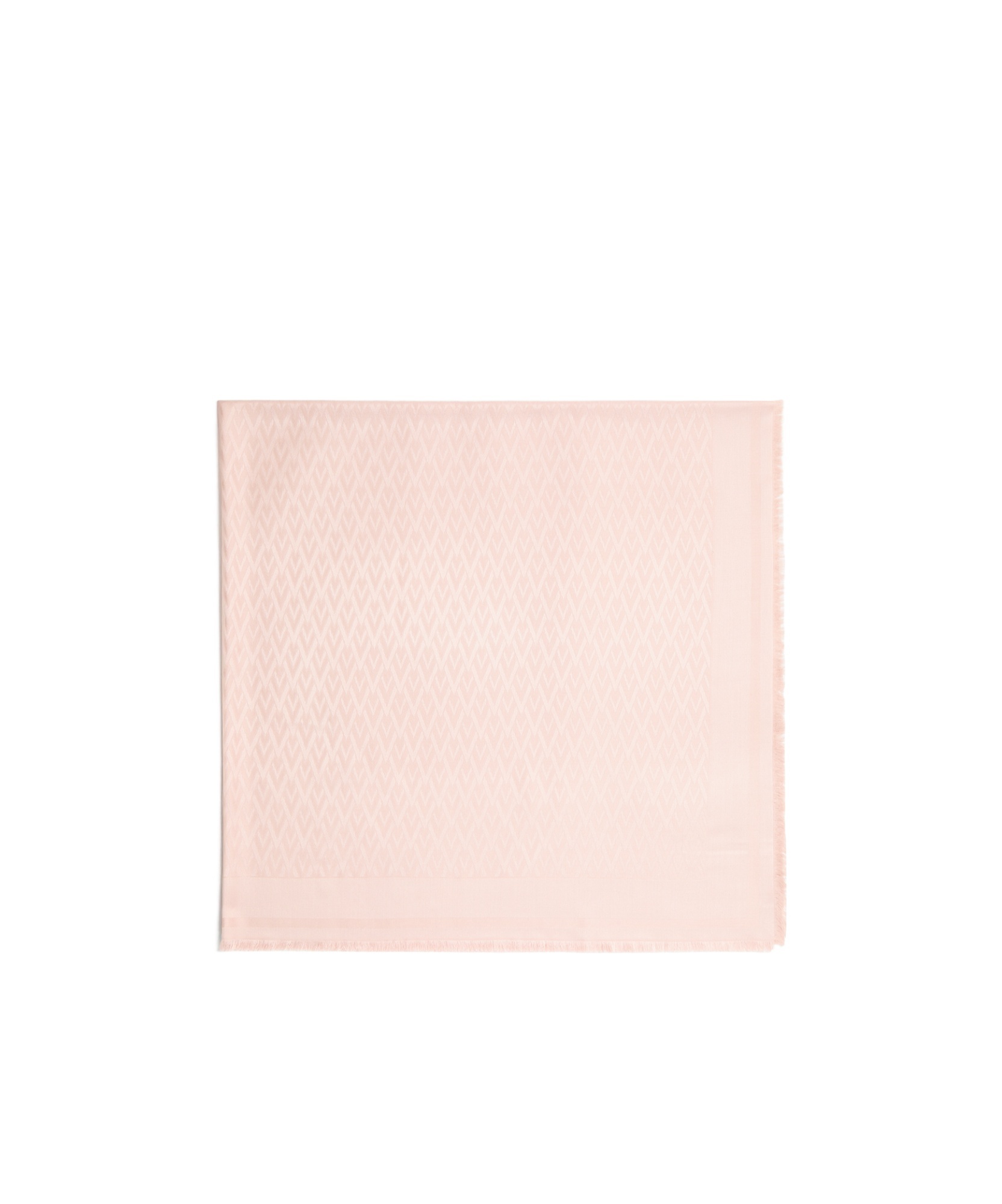 Valentino Fringed Scarf In Pink