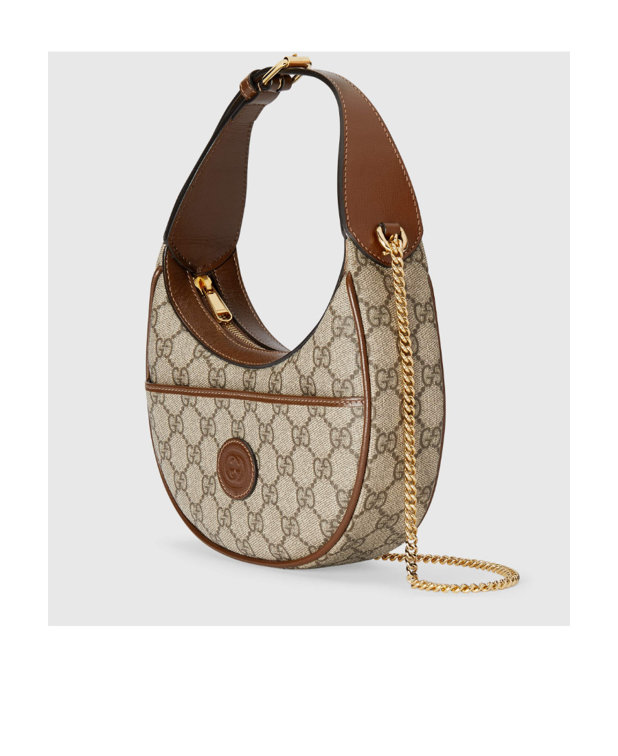 GUCCI GG HALF-MOON MINI BAG
