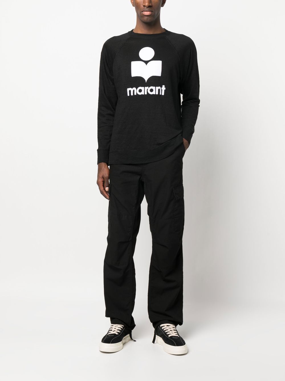 Isabel Marant Logo-print Sweater In White