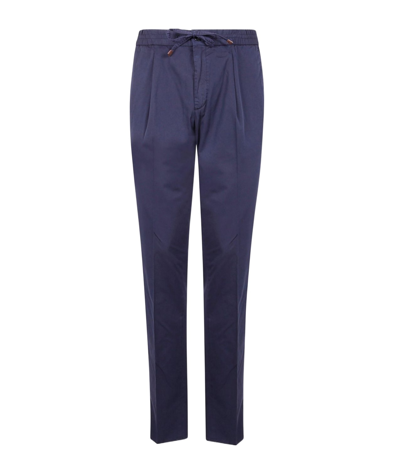 Incotex Drawstring Casual Pants In Black