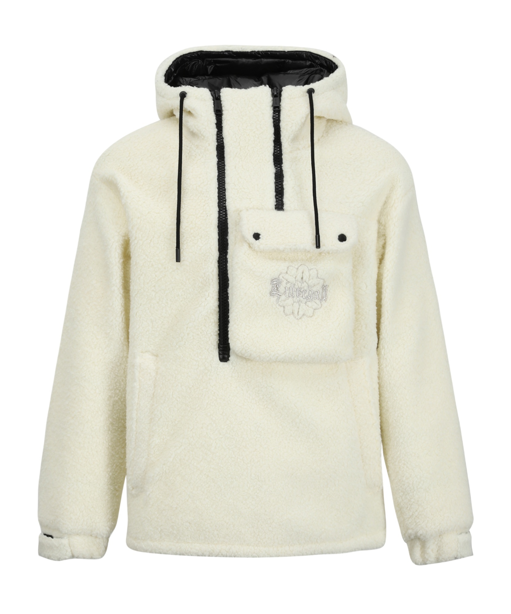 Liuregali Half-zip Jacket In White