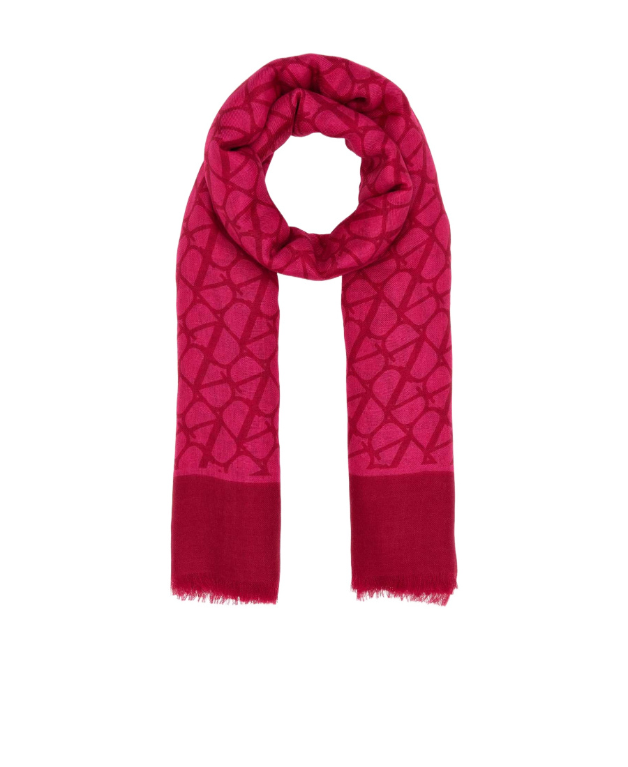 VALENTINO TOILE ICONOGRAPHE CASHMERE BLEND SCARF