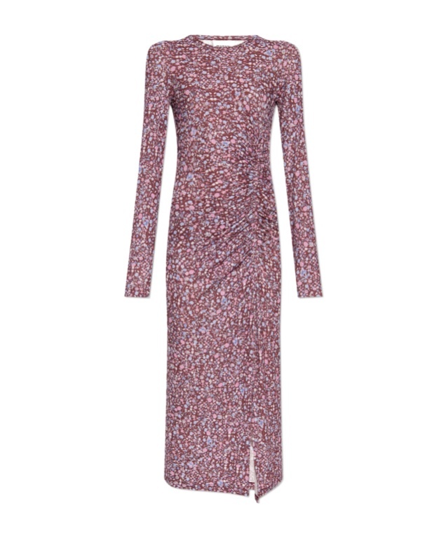 Isabel Marant Étoile Floral-print Midi Dress In Pink