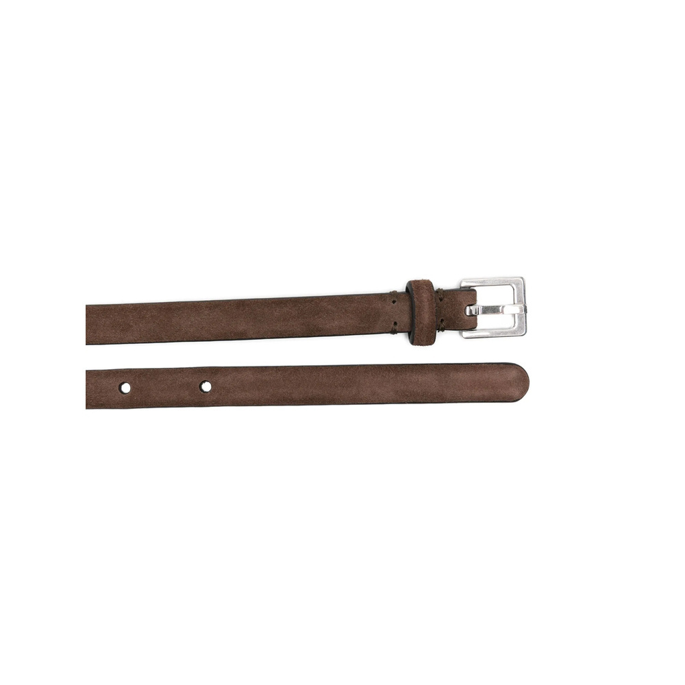 The Row Square Buckle Belt In Brown