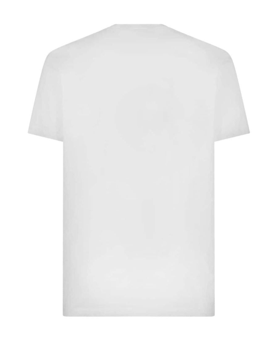 Dsquared2 Ribbed Crew-neck Cool Fit T-shirt In White