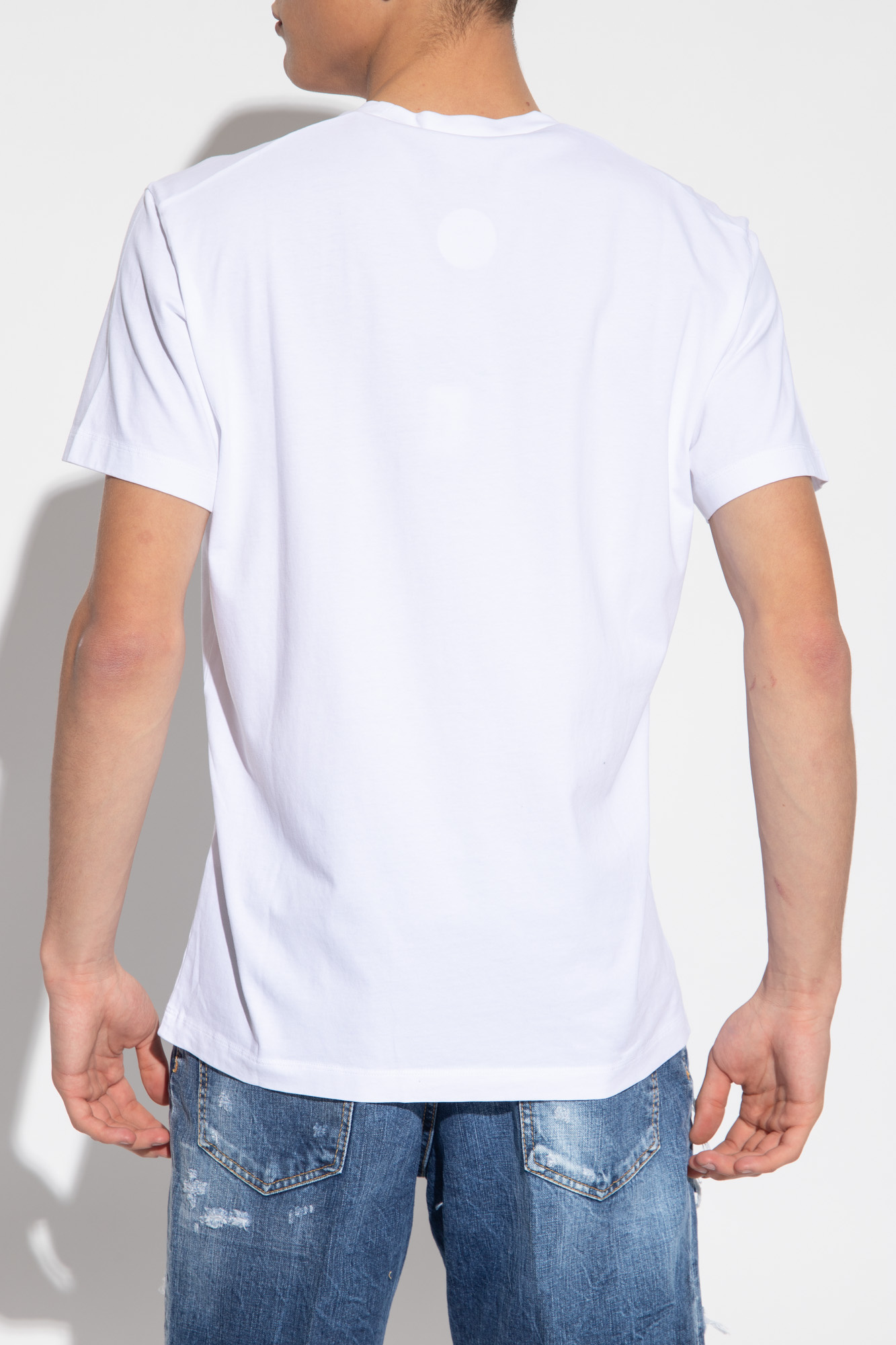 Dsquared2 Graphic Print Crew-neck Cool Fit T-shirt In White