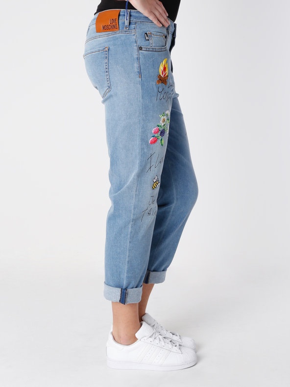 MOSCHINO PRINTED JEANS